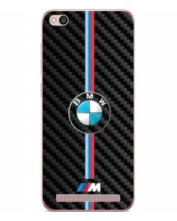 Чохол для Xiaomi Redmi 5A з картинкою «Емблема BMW та карбон»