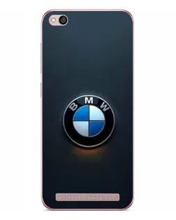 Чохол для Xiaomi Redmi 5A з картинкою «Логотип BMW — мінімалізм»
