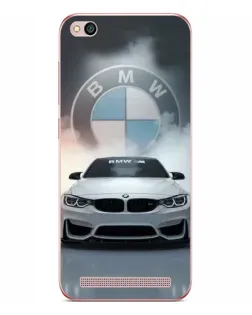 Чохол для Xiaomi Redmi 5A з картинкою «BMW в білому диму»