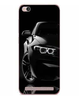Чохол для Xiaomi Redmi 5A з картинкою «Чорна BMW — профіль»