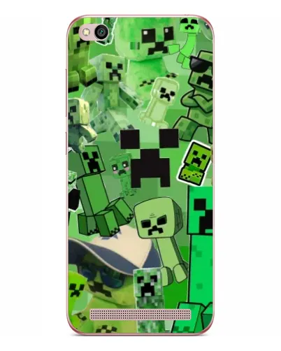 Чехол для Xiaomi Redmi 5A с картинкой «Криперы Minecraft» Чехол для Xiaomi Redmi 5A с картинкой «Криперы Minecraft»