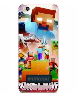 Чохол для Xiaomi Redmi 5A з картинкою «Minecraft герої гри» Чохол для Xiaomi Redmi 5A з картинкою «Minecraft герої гри»