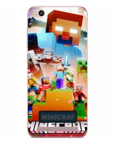 Чехол для Xiaomi Redmi 5A с картинкой «Minecraft герои игры» Чехол для Xiaomi Redmi 5A с картинкой «Minecraft герои игры»