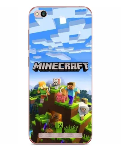 Чехол для Xiaomi Redmi 5A с картинкой «Minecraft классический мир» Чехол для Xiaomi Redmi 5A с картинкой «Minecraft классический мир»
