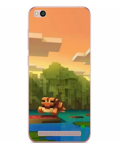 Чехол для Xiaomi Redmi 5A с картинкой «Майнкрафт закат солнца» Чехол для Xiaomi Redmi 5A с картинкой «Майнкрафт закат солнца»