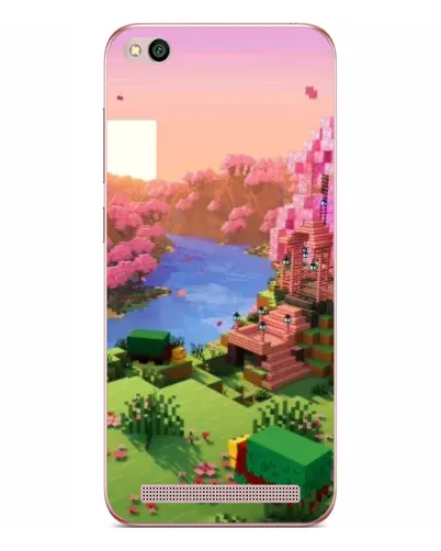 Чехол для Xiaomi Redmi 5A с картинкой «Розовое дерево Minecraft» Чехол для Xiaomi Redmi 5A с картинкой «Розовое дерево Minecraft»