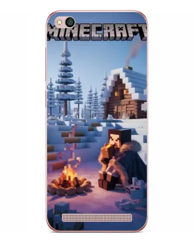 Чехол для Xiaomi Redmi 5A с картинкой «Зимний Minecraft» Чехол для Xiaomi Redmi 5A с картинкой «Зимний Minecraft»