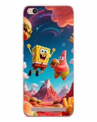 Чехол для Xiaomi Redmi 5A с картинкой «Космический фастфуд»