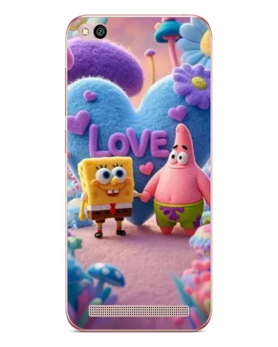 Чехол для Xiaomi Redmi 5A с картинкой «Губка Боб Патрик»