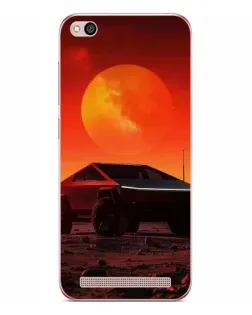 Чехол для Xiaomi Redmi 5A с картинкой «Cybertruck на Марсе» Чехол для Xiaomi Redmi 5A с картинкой «Cybertruck на Марсе»