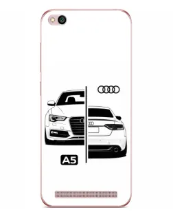 Чохол для Xiaomi Redmi 5A з картинкою «Audi — контрастний дизайн»
