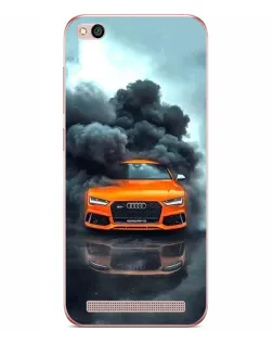 Чохол для Xiaomi Redmi 5A з картинкою «Audi у хмарах диму»