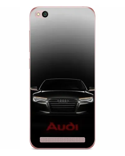 Чехол для Xiaomi Redmi 5A с картинкой «Audi — градиентный контур» Чехол для Xiaomi Redmi 5A с картинкой «Audi — градиентный контур»