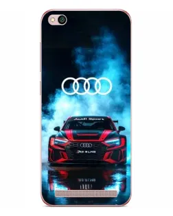 Чохол для Xiaomi Redmi 5A з картинкою «Audi Sport — неон»