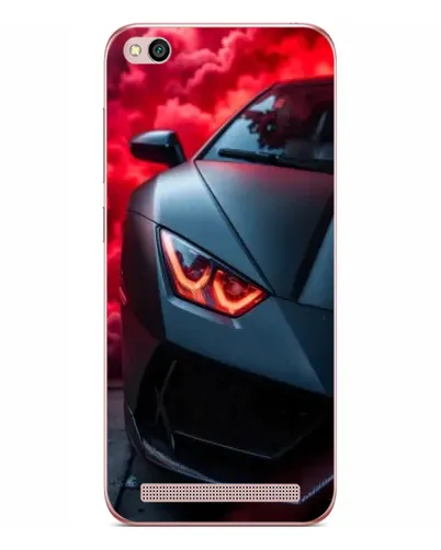 Чехол для Xiaomi Redmi 5A с картинкой «Lamborghini красное сияние»