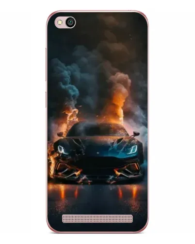 Чехол для Xiaomi Redmi 5A с картинкой «Lamborghini дымная эстетика»