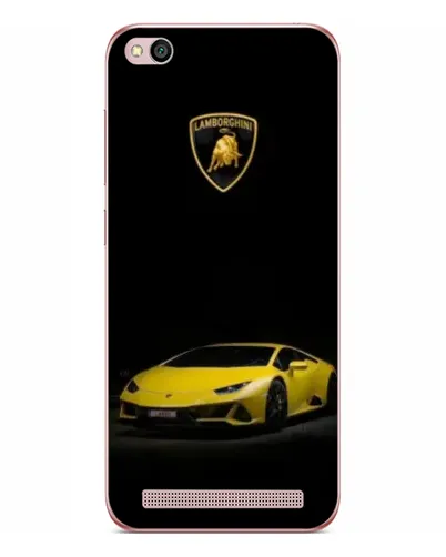 Чехол для Xiaomi Redmi 5A с картинкой «Lamborghini желтый акцент»