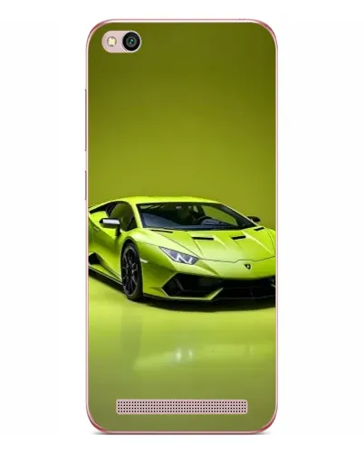 Чехол для Xiaomi Redmi 5A с картинкой «Салатовый Lamborghini Huracan»