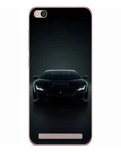 Чехол для Xiaomi Redmi 5A с картинкой «Черный Lamborghini Aventador»