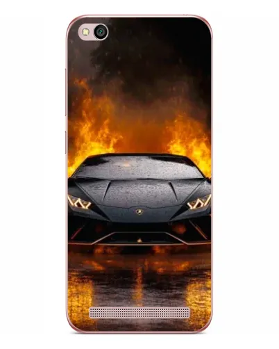 Чехол для Xiaomi Redmi 5A с картинкой «Lamborghini в огне»
