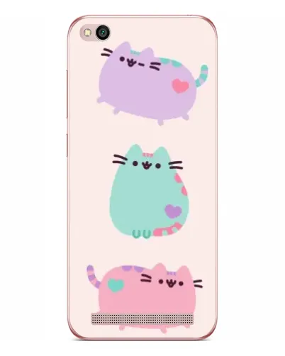 Чехол для Xiaomi Redmi 5A с картинкой «Pusheen трио» Чехол для Xiaomi Redmi 5A с картинкой «Pusheen трио»