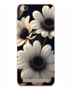 Чохол для Xiaomi Redmi 5A з картинкою «Білі маргаритки макро»
