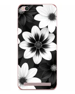 Чохол для Xiaomi Redmi 5A з картинкою «Монохромні айстри»