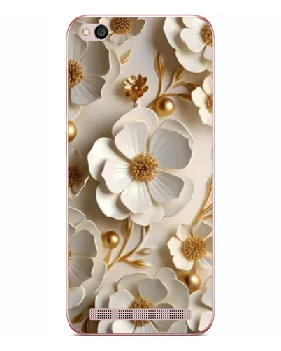 Чехол для Xiaomi Redmi 5A с картинкой «Белие бумажние цвети» Чехол для Xiaomi Redmi 5A с картинкой «Белие бумажние цвети»