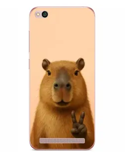 Чехол для Xiaomi Redmi 5A с картинкой «Капибара виктория»