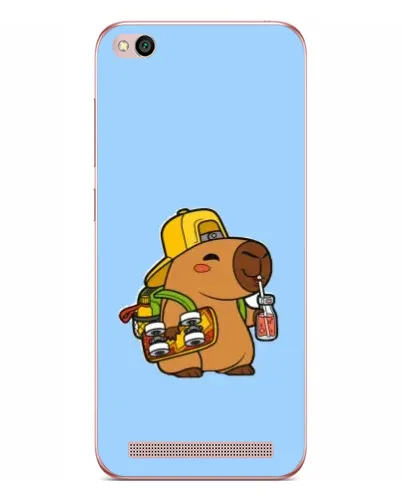 Чехол для Xiaomi Redmi 5A с картинкой «Капибара на скейте» Чехол для Xiaomi Redmi 5A с картинкой «Капибара на скейте»