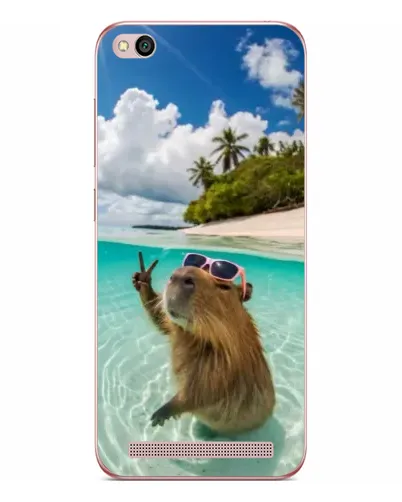 Чехол для Xiaomi Redmi 5A с картинкой «Капибара на море» Чехол для Xiaomi Redmi 5A с картинкой «Капибара на море»