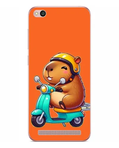 Чехол для Xiaomi Redmi 5A с картинкой «Капибара на скутере» Чехол для Xiaomi Redmi 5A с картинкой «Капибара на скутере»
