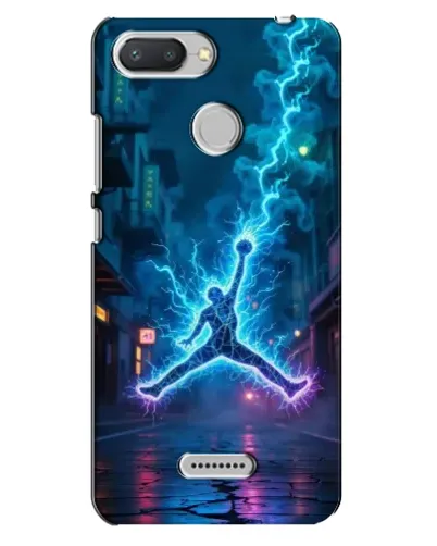 Чехол для Xiaomi Redmi 6 с картинкой «Jordan Gold Jumpman»