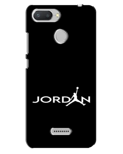 Чехол для Xiaomi Redmi 6 с картинкой «Jordan White Logo»
