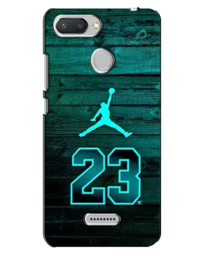 Чехол для Xiaomi Redmi 6 с картинкой «Jordan Cyan 23»
