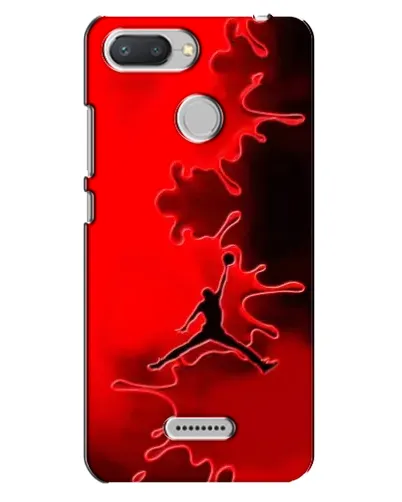 Чехол для Xiaomi Redmi 6 с картинкой «Jordan Red Smoke»