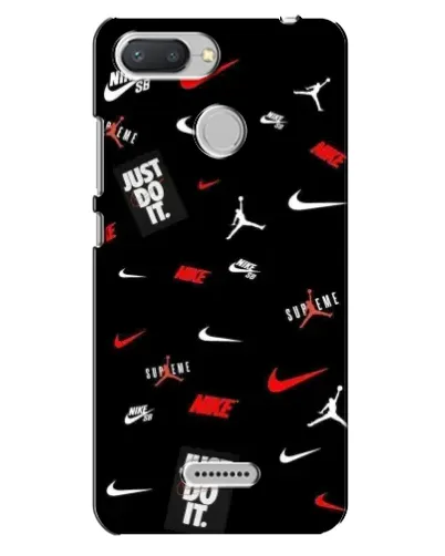 Чехол для Xiaomi Redmi 6 с картинкой «Nike Mix Pattern»