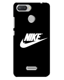 Чехол для Xiaomi Redmi 6 с картинкой «Мазки краски Nike»