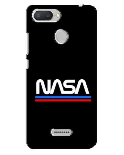 Чехол для Xiaomi Redmi 6 с картинкой «NASA — классика Red Blue» Чехол для Xiaomi Redmi 6 с картинкой «NASA — классика Red Blue»