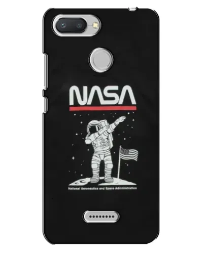 Чехол для Xiaomi Redmi 6 с картинкой «NASA — шагаем по Луне» Чехол для Xiaomi Redmi 6 с картинкой «NASA — шагаем по Луне»