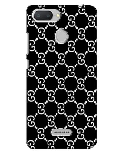 Чехол для Xiaomi Redmi 6 с картинкой «Gucci — сетчатый паттерн»