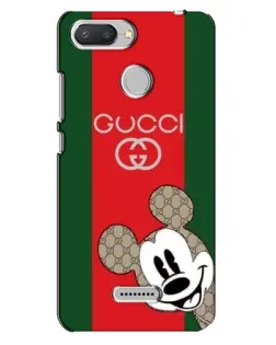 Чехол для Xiaomi Redmi 6 с картинкой «Gucci — полосы и Микки» Чехол для Xiaomi Redmi 6 с картинкой «Gucci — полосы и Микки»