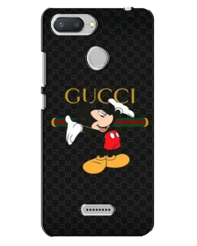 Чехол для Xiaomi Redmi 6 с картинкой «Микки Маус Gucci»