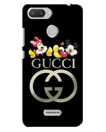 Чехол для Xiaomi Redmi 6 с картинкой «Gucci — герои Disney»