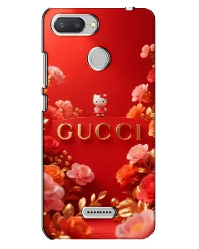 Чехол для Xiaomi Redmi 6 с картинкой «Gucci — золотой сад»
