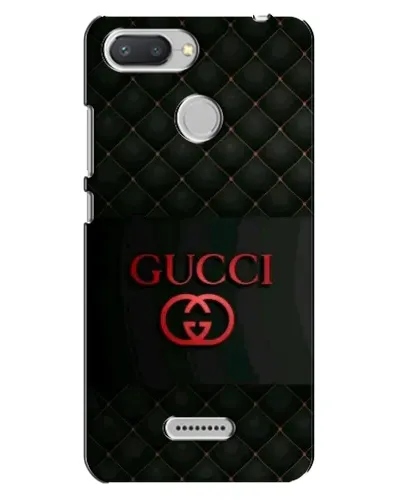 Чехол для Xiaomi Redmi 6 с картинкой «Gucci — стеганый черный»