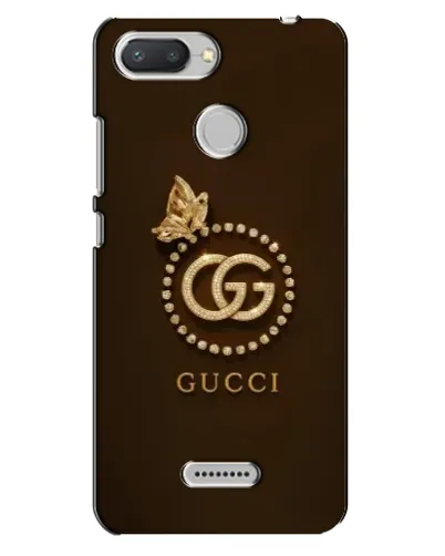 Чехол для Xiaomi Redmi 6 с картинкой «Gucci — золотая бабочка»