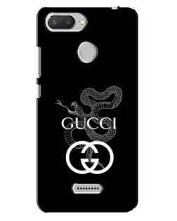 Чехол для Xiaomi Redmi 6 с картинкой «Gucci — серебряная змея» Чехол для Xiaomi Redmi 6 с картинкой «Gucci — серебряная змея»