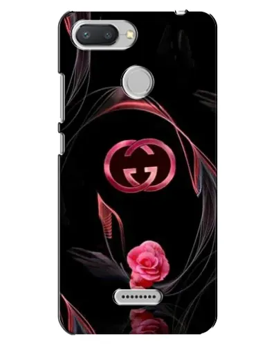 Чехол для Xiaomi Redmi 6 с картинкой «Gucci — неоновая роза»