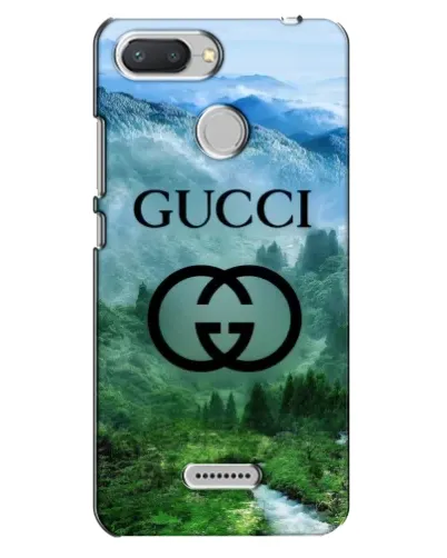Чехол для Xiaomi Redmi 6 с картинкой «Gucci — горный пейзаж»